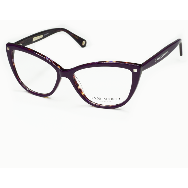 Rame ochelari de vedere dama Enni Marco IV 02-405 13P Cat-eye Maro originale din Plastic cu comanda online