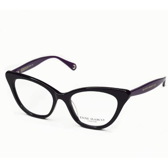 Rame ochelari de vedere dama Enni Marco IV 02-425 17P Cat-eye Negre originale din Plastic cu comanda online