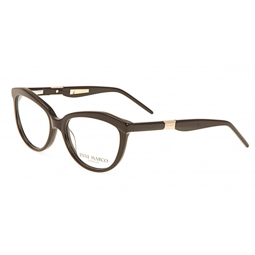 Rame ochelari de vedere dama Enni Marco IV 02-456 17P Cat-eye Negre originale din Plastic cu comanda online