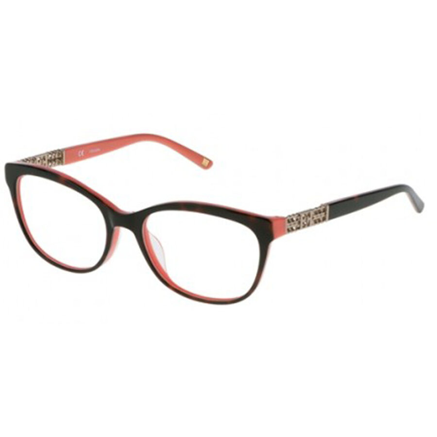 Rame ochelari de vedere dama Escada VES383M 0GA5 Rectangulare Havana originale din Plastic cu comanda online