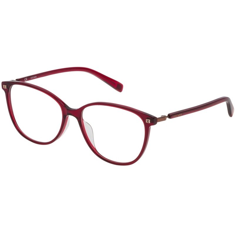 Rame ochelari de vedere dama Escada VES459-0V64 Rectangulare Rosii originale din Acetat cu comanda online