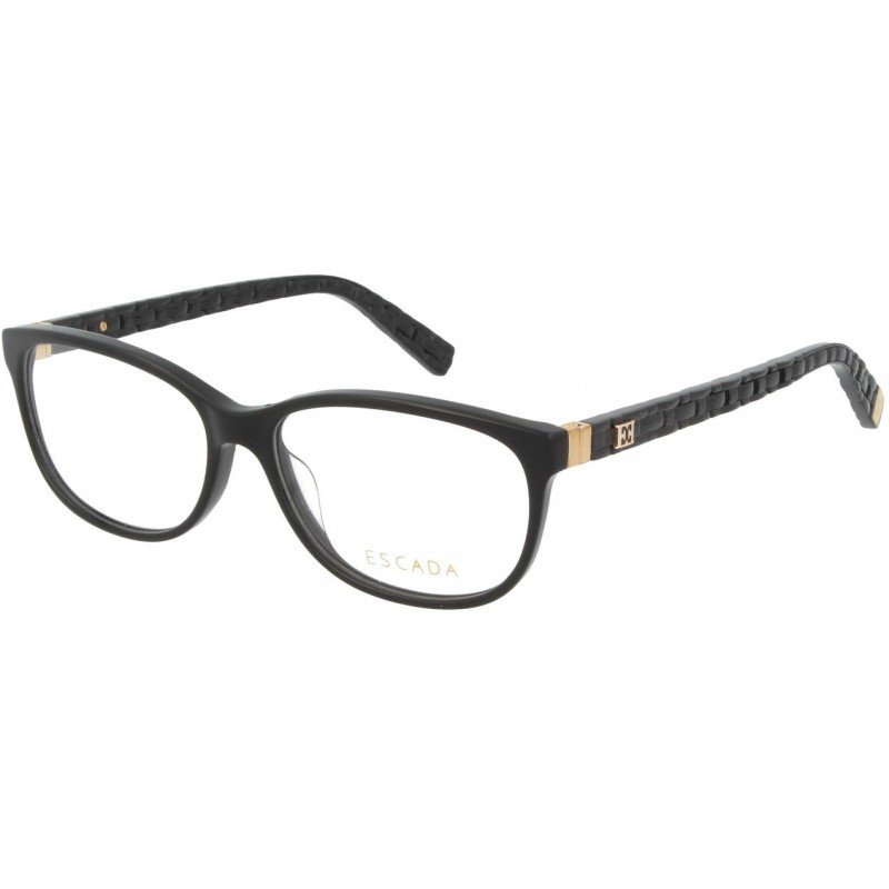 Rame ochelari de vedere dama Escada VES471-0700 Rectangulare Negre originale din Plastic cu comanda online