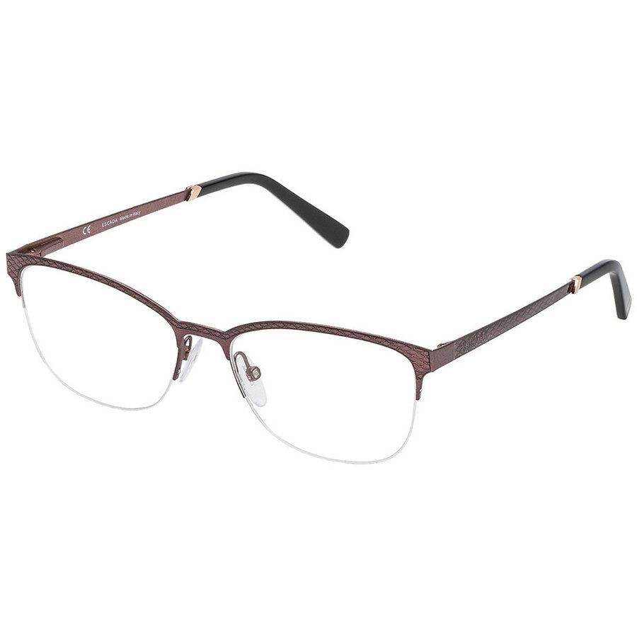 Rame ochelari de vedere dama Escada VES923 0I91 Rectangulare Gri originale din Metal cu comanda online