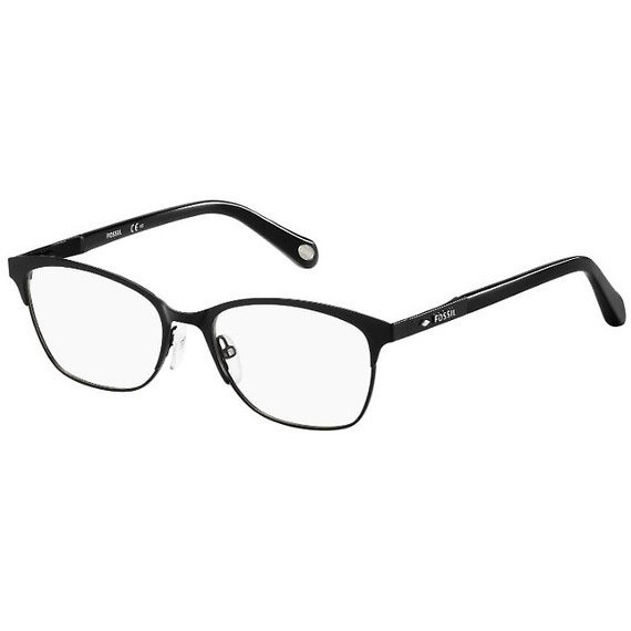 Rame ochelari de vedere dama FOSSIL FOS 6059 IM6 Rectangulare Negre originale din Metal cu comanda online