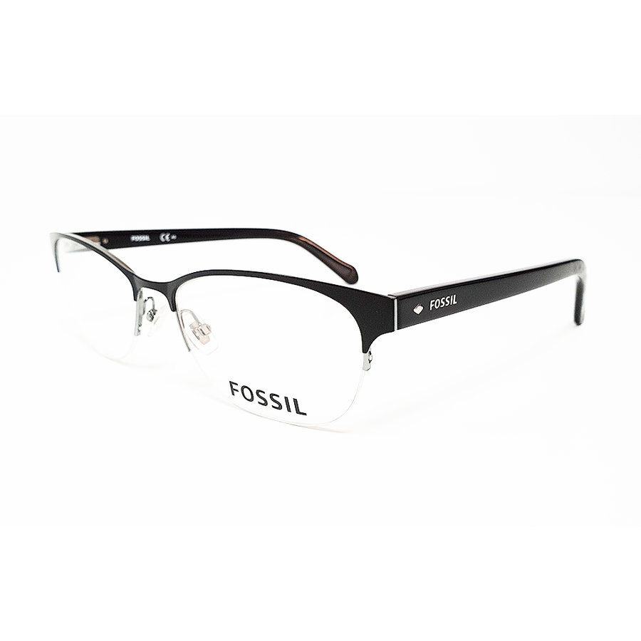 Rame ochelari de vedere dama FOSSIL FOS6001 10G Negre Rectangulare originale din Metal cu comanda online