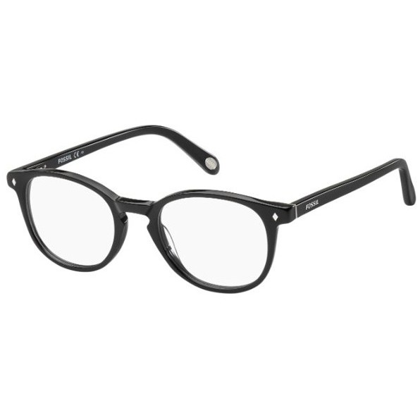 Rame ochelari de vedere dama FOSSIL FOS6043 807 BLACK Negre Ovale originale din Plastic cu comanda online