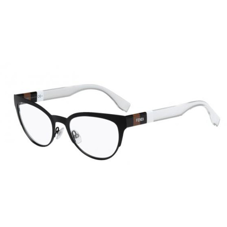 Rame ochelari de vedere dama Fendi FF 0081 E1B Cat-eye Negre originale din Metal cu comanda online