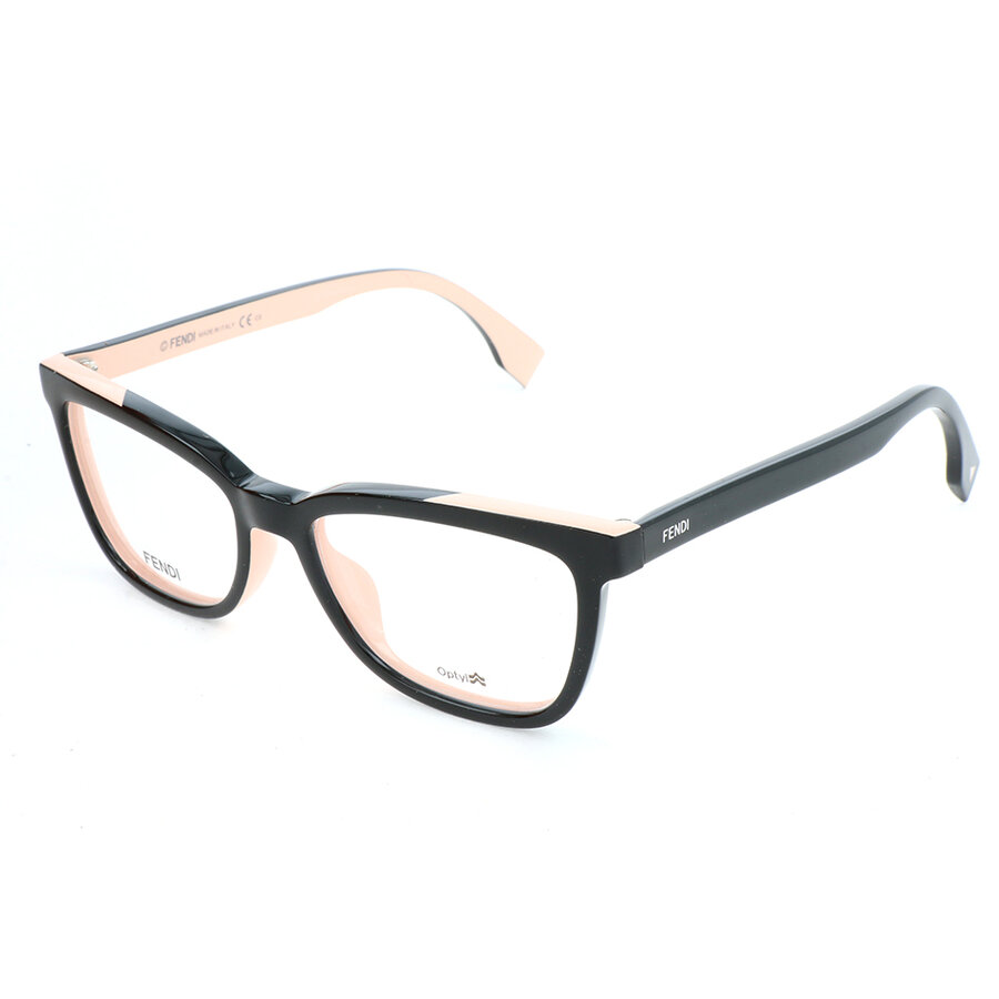 Rame ochelari de vedere dama Fendi FF 0122 MG1 Rectangulare Negru-Roz originale din Plastic cu comanda online