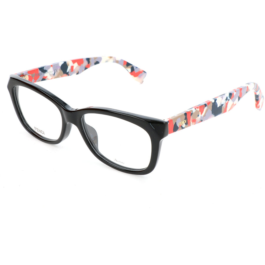 Rame ochelari de vedere dama Fendi FF 0206/F 738 Rectangulare Negre originale din Plastic cu comanda online