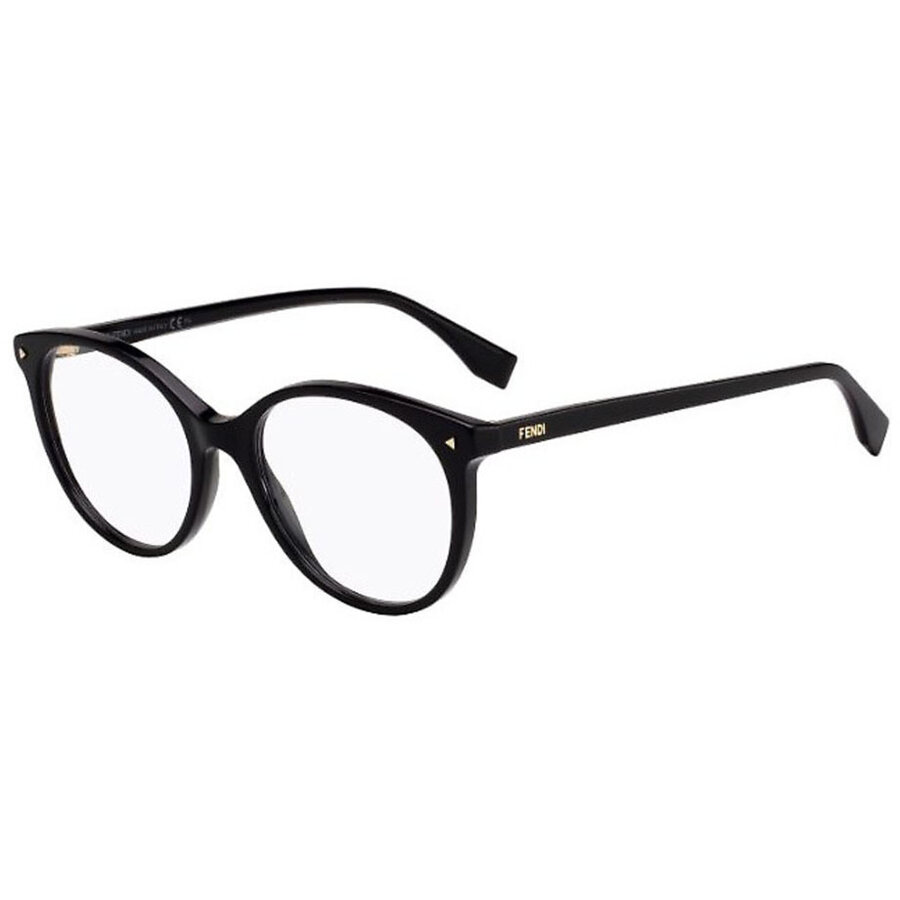 Rame ochelari de vedere dama Fendi FF 0416 807 Ovale Negre originale din Plastic cu comanda online