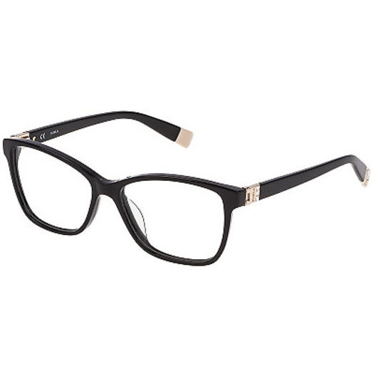 Rame ochelari de vedere dama Furla VFU001S 0700 Rectangulare Negre originale din Plastic cu comanda online