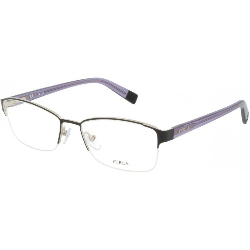 Rame ochelari de vedere dama Furla VFU078-0540 Rectangulare Negre originale din Metal cu comanda online