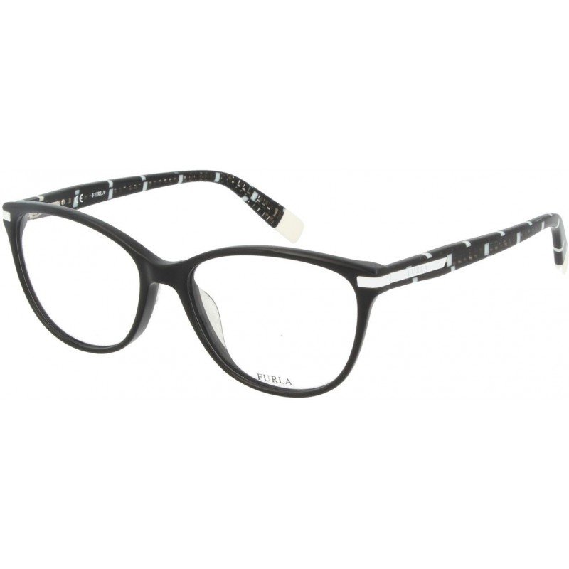Rame ochelari de vedere dama Furla VFU080-0700 Ovale Negre originale din Plastic cu comanda online