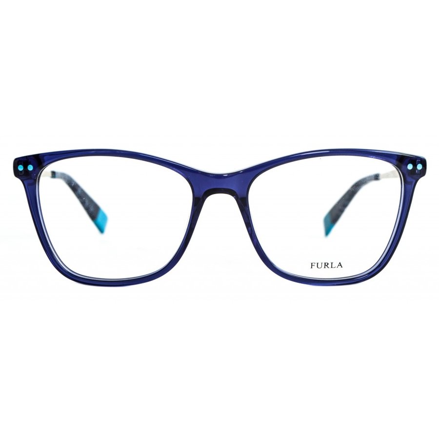 Rame ochelari de vedere dama Furla VFU084-0T31 Rectangulare Albastre originale din Plastic cu comanda online