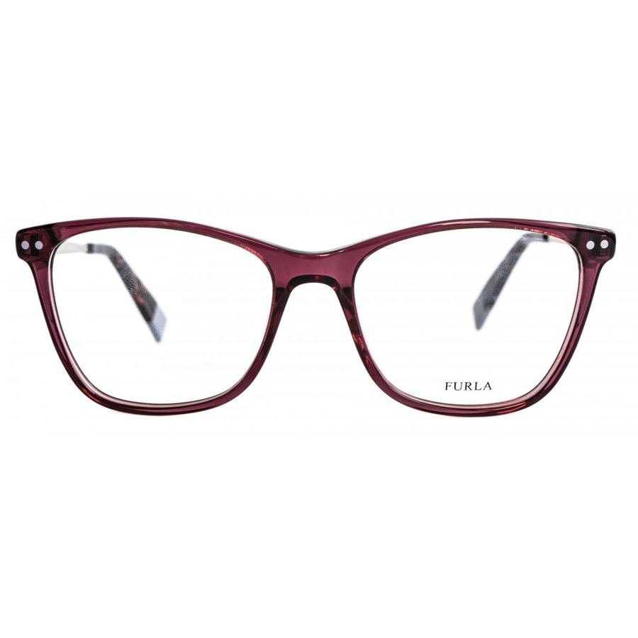 Rame ochelari de vedere dama Furla VFU084-0W48 Rectangulare Rosii originale din Plastic cu comanda online