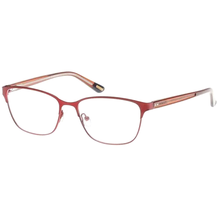 Rame ochelari de vedere dama Gant GA4038 070 Rectangulare Rosii originale din Metal cu comanda online