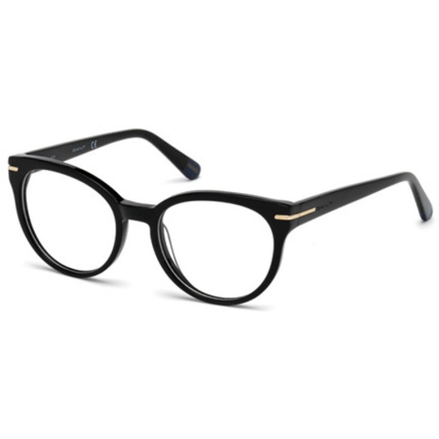 Rame ochelari de vedere dama Gant GA4059 001 Negre Rotunde originale din Plastic cu comanda online