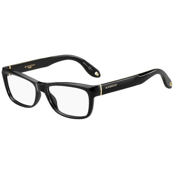 Rame ochelari de vedere dama Givenchy GV 0003 D28 Rectangulare Negre originale din Plastic cu comanda online