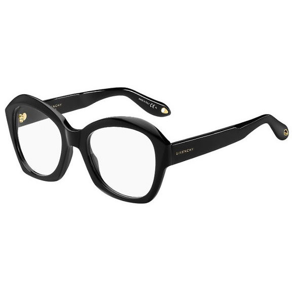 Rame ochelari de vedere dama Givenchy GV 0048 807 Ovale Negre originale din Plastic cu comanda online