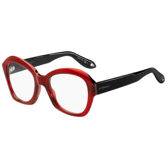 Rame ochelari de vedere dama Givenchy GV 0048 C9A Ovale Rosii originale din Plastic cu comanda online