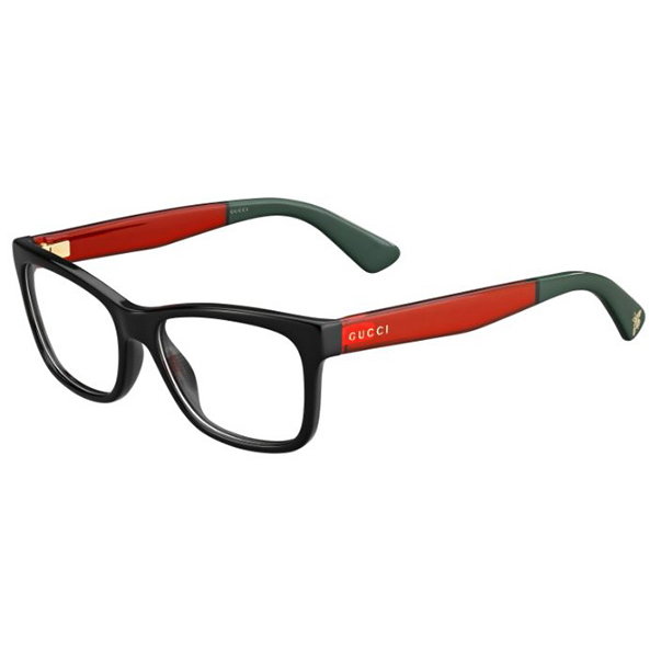 Rame ochelari de vedere dama Gucci GG 3853 VM8 Rectangulare Negre originale din Plastic cu comanda online