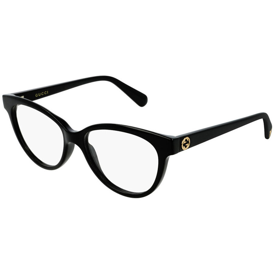 Rame ochelari de vedere dama Gucci GG0373O 001 Cat-eye Negre originale din Plastic cu comanda online