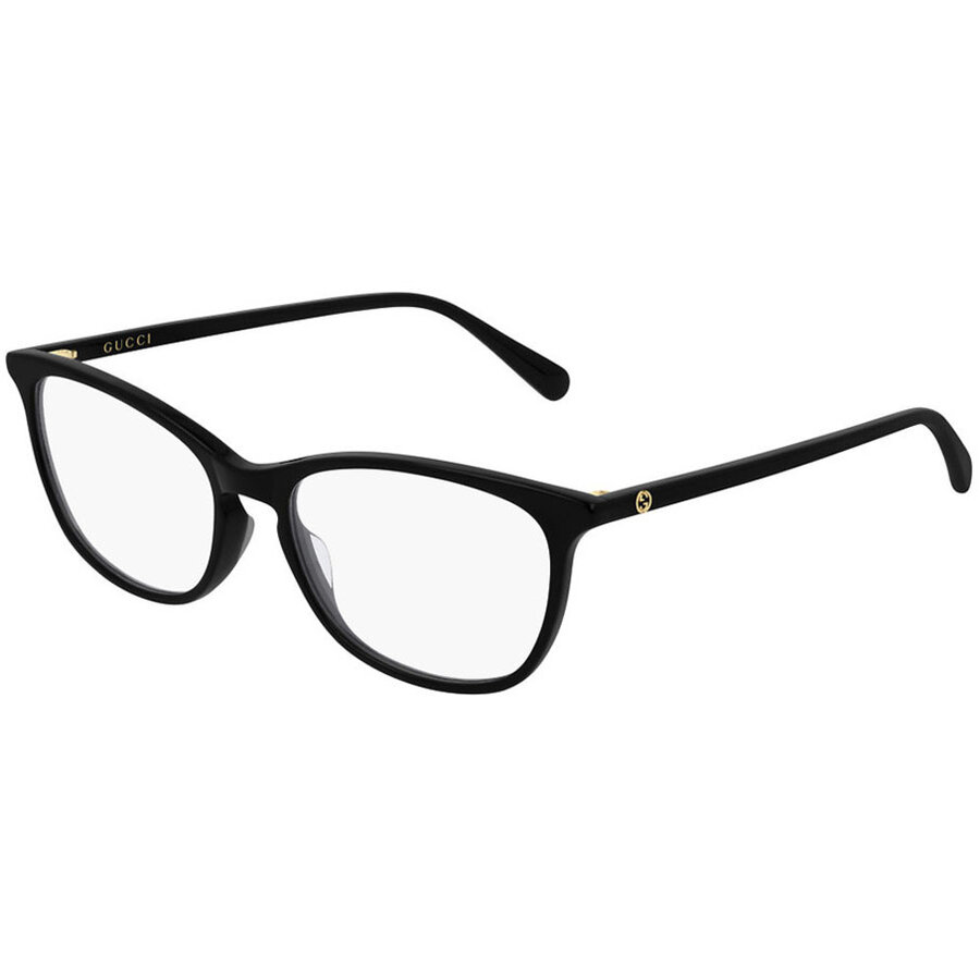 Rame ochelari de vedere dama Gucci GG0549O 001 Rectangulare Negre originale din Plastic cu comanda online