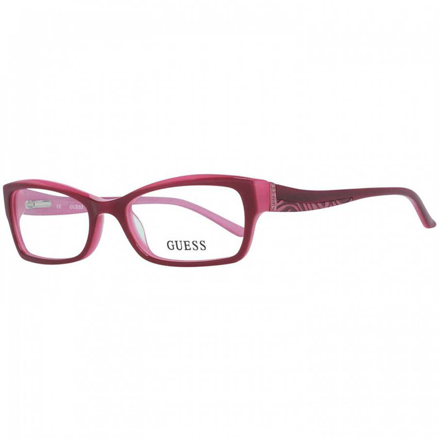 Rame ochelari de vedere dama Guess GU2261 BU Rectangulare Roz originale din Plastic cu comanda online