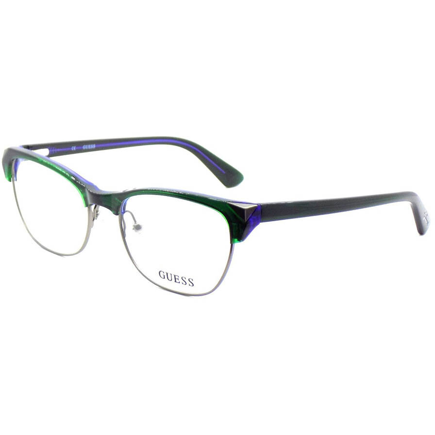 Rame ochelari de vedere dama Guess GU2493 098 Rotunde Verzi originale din Plastic cu comanda online