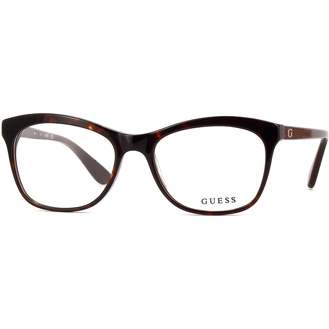 Rame ochelari de vedere dama Guess GU2619 050 Maro Cat-eye originale din Acetat cu comanda online