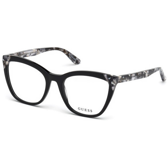 Rame ochelari de vedere dama Guess GU2674 001 Cat-eye Negre originale din Plastic cu comanda online