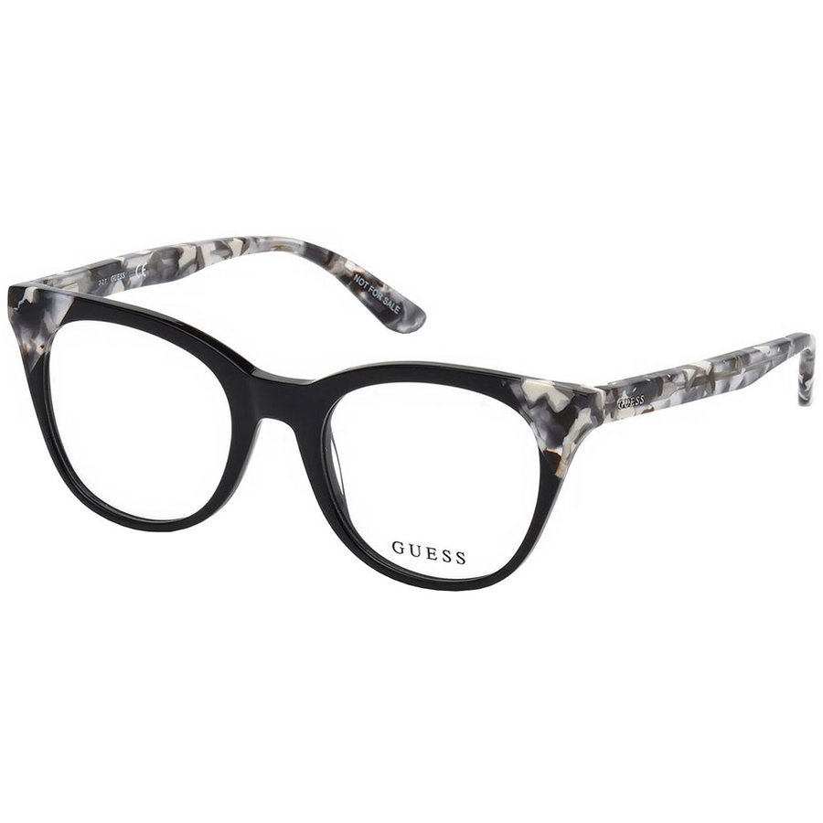 Rame ochelari de vedere dama Guess GU2675 001 Patrate Negre originale din Plastic cu comanda online