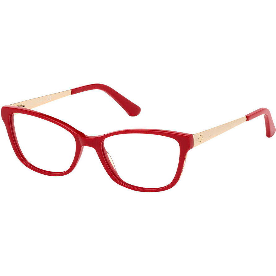 Rame ochelari de vedere dama Guess GU2721 066 Cat-eye Rosii originale din Plastic cu comanda online