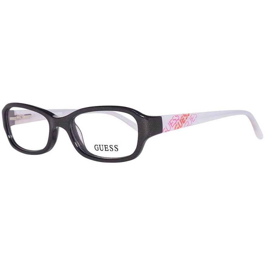 Rame ochelari de vedere dama Guess GU9100 BLK Negre Rectangulare originale din Plastic cu comanda online