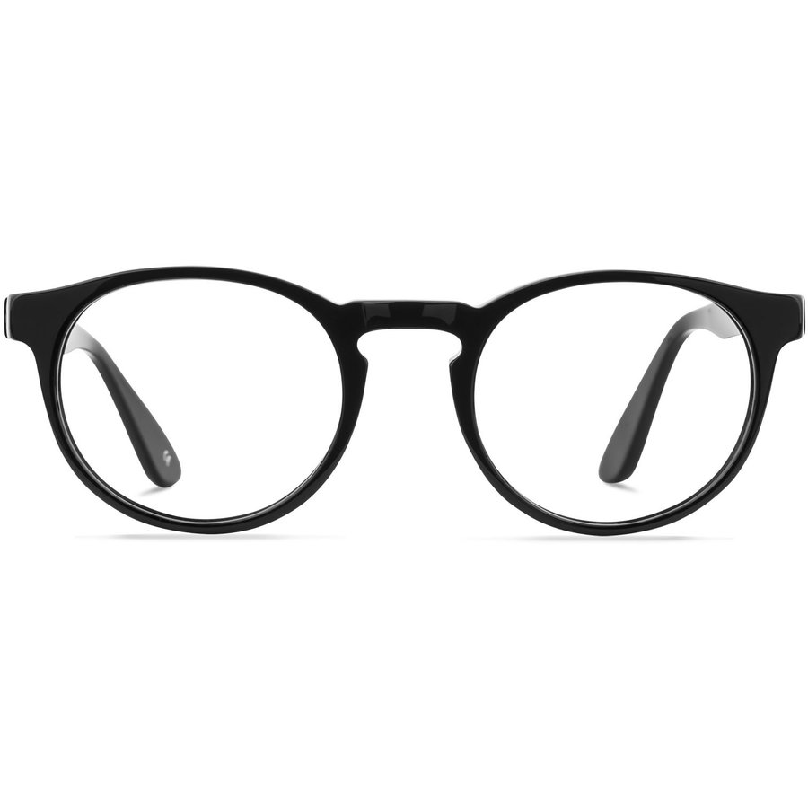 Rame ochelari de vedere dama Jack Francis Mack FR3 Negre Rotunde originale din Acetat cu comanda online