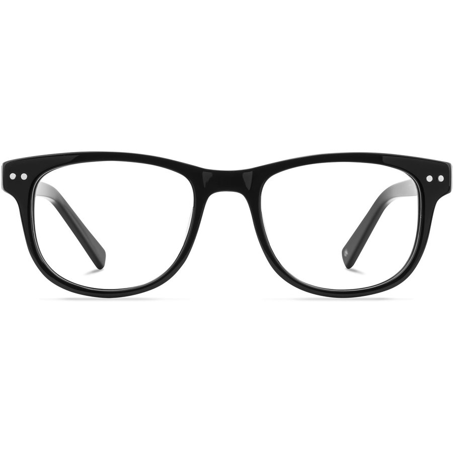Rame ochelari de vedere dama Jack Francis Miles FR39 Negre Rectangulare originale din Acetat cu comanda online