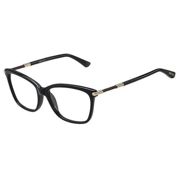 Rame ochelari de vedere dama Jimmy Choo JC133 29A Rectangulare Negre originale din Plastic cu comanda online