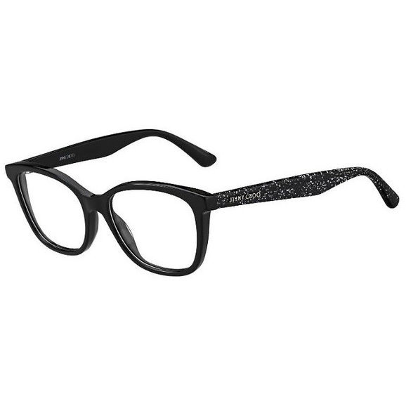Rame ochelari de vedere dama Jimmy Choo JC188 NS8 Negre Patrate originale din Plastic cu comanda online
