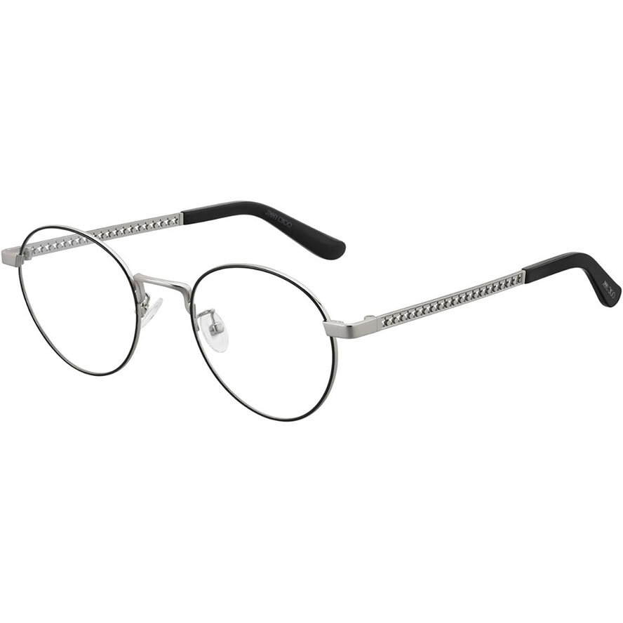 Rame ochelari de vedere dama Jimmy Choo JC210/F BSC Rotunde Argintii originale din Metal cu comanda online