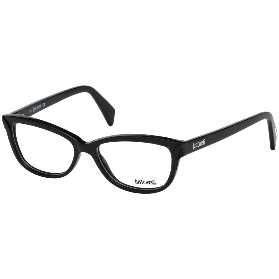 Rame ochelari de vedere dama Just Cavalli JC0759 001 Negre Cat-eye originale din Plastic cu comanda online