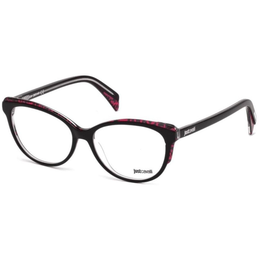Rame ochelari de vedere dama Just Cavalli JC0772 A05 Cat-eye Negre originale din Plastic cu comanda online