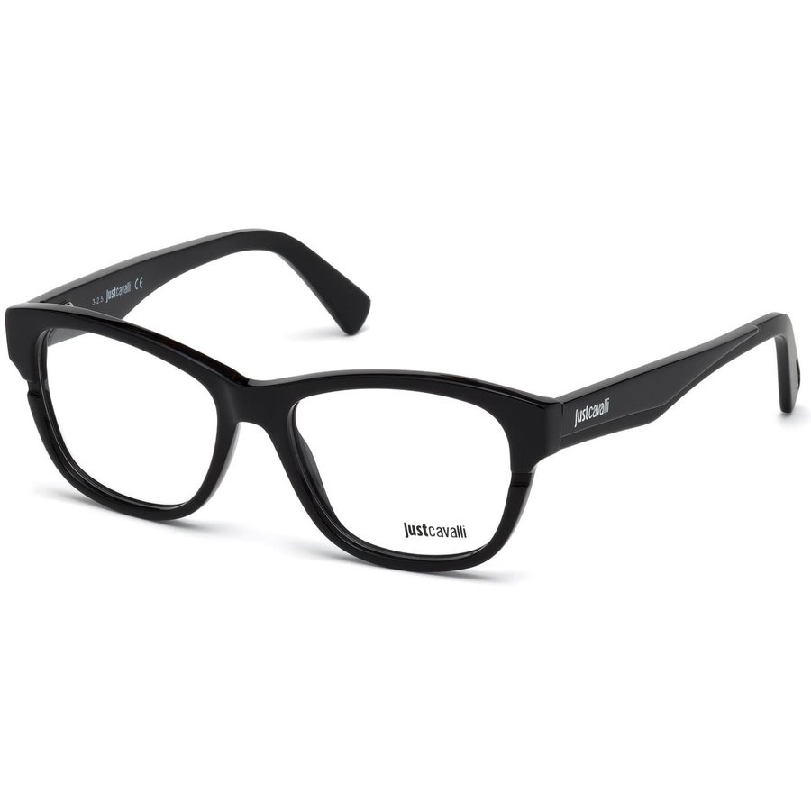 Rame ochelari de vedere dama Just Cavalli JC0776 001 Negre Rectangulare originale din Plastic cu comanda online