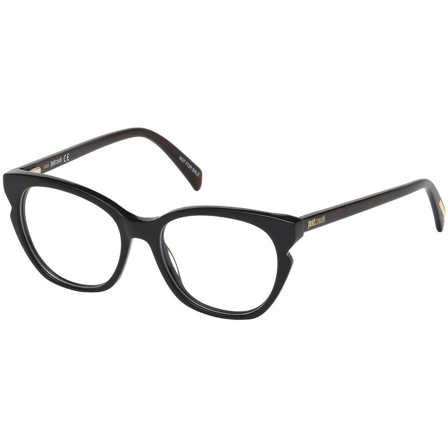 Rame ochelari de vedere dama Just Cavalli JC0798 001 Patrate Negre originale din Plastic cu comanda online