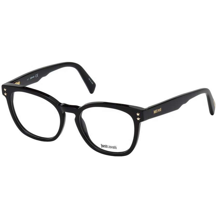 Rame ochelari de vedere dama Just Cavalli JC0846 001 Negre Patrate originale din Plastic cu comanda online