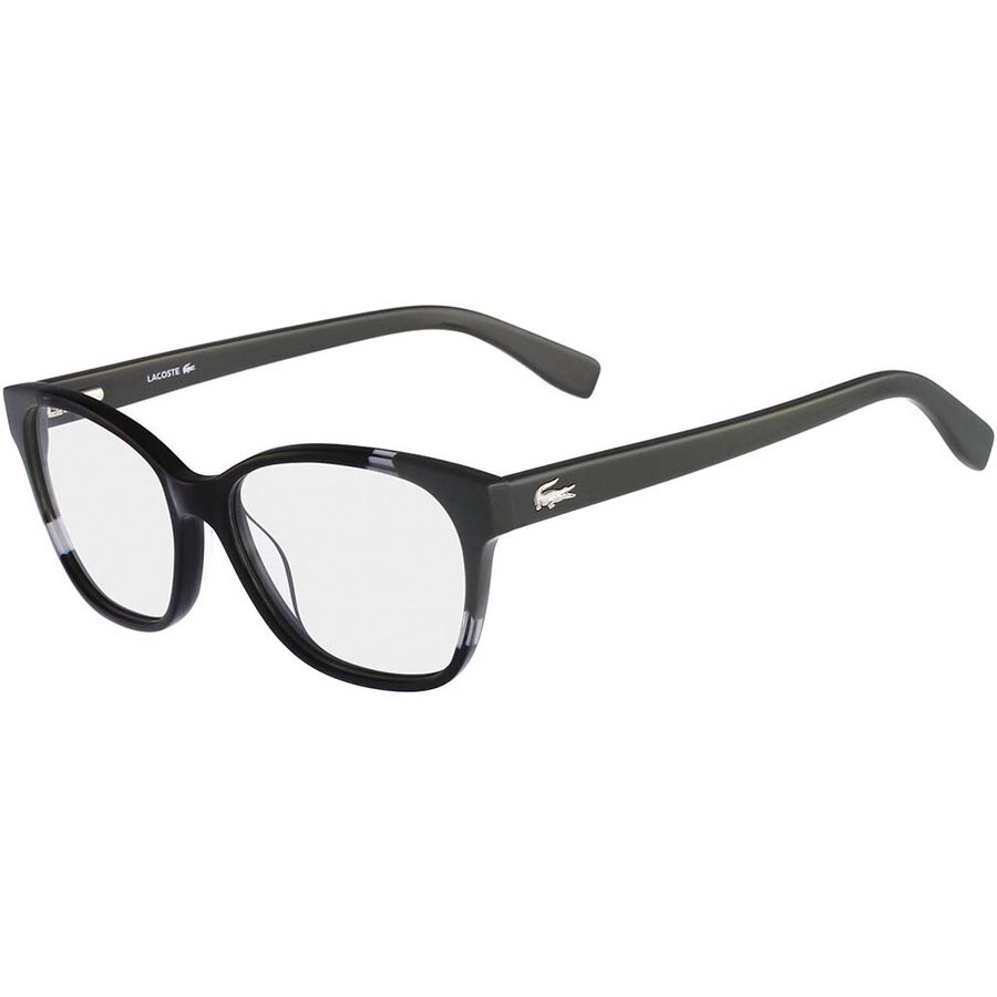 Rame ochelari de vedere dama Lacoste L2737 001 Cat-eye Negre originale din Plastic cu comanda online