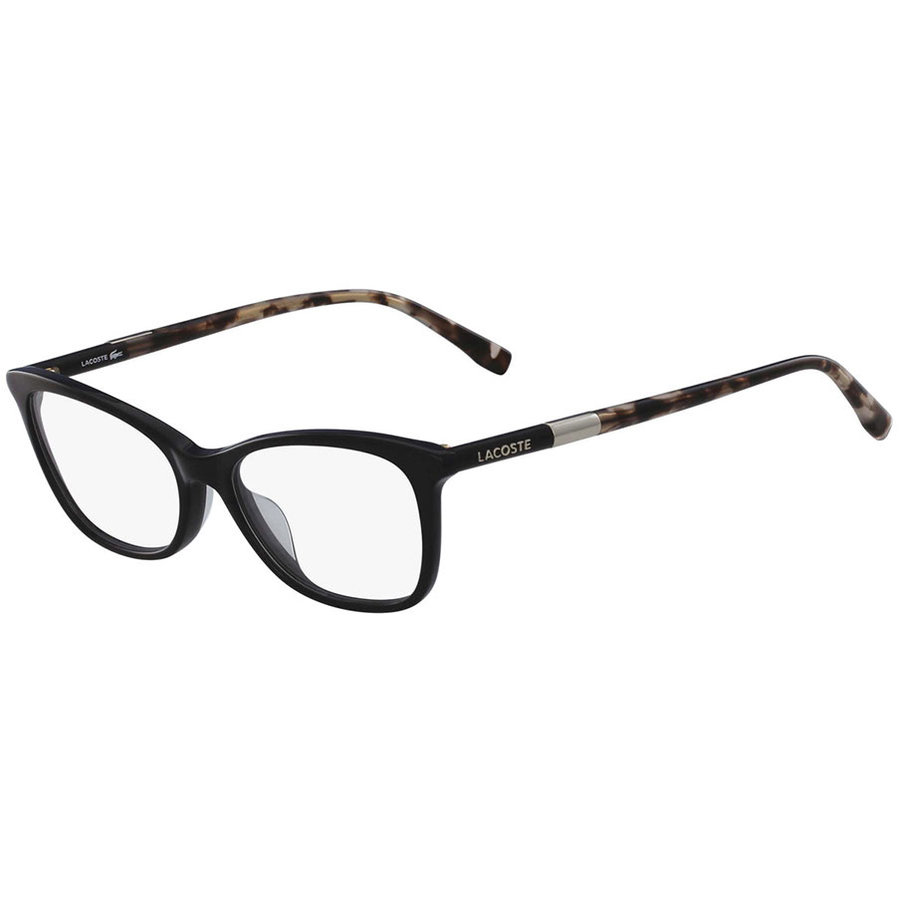 Rame ochelari de vedere dama Lacoste L2791 001 Negre Rectangulare originale din Acetat cu comanda online