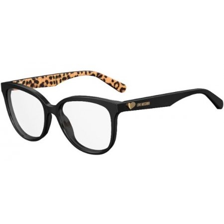 Rame ochelari de vedere dama MOSCHINO LOVE MOL509 807 Negre Patrate originale din Plastic cu comanda online