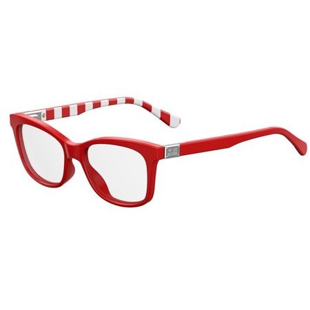 Rame ochelari de vedere dama MOSCHINO LOVE MOL515 C9A Rosii Rectangulare originale din Plastic cu comanda online
