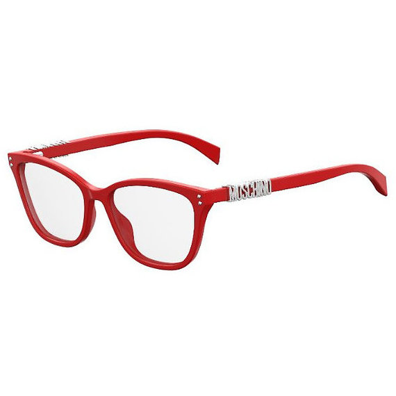 Rame ochelari de vedere dama MOSCHINO MOS500 C9A Rectangulare Rosii originale din Plastic cu comanda online