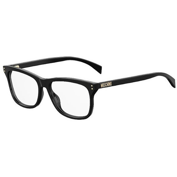 Rame ochelari de vedere dama MOSCHINO MOS501 807 Rectangulare Negre originale din Plastic cu comanda online